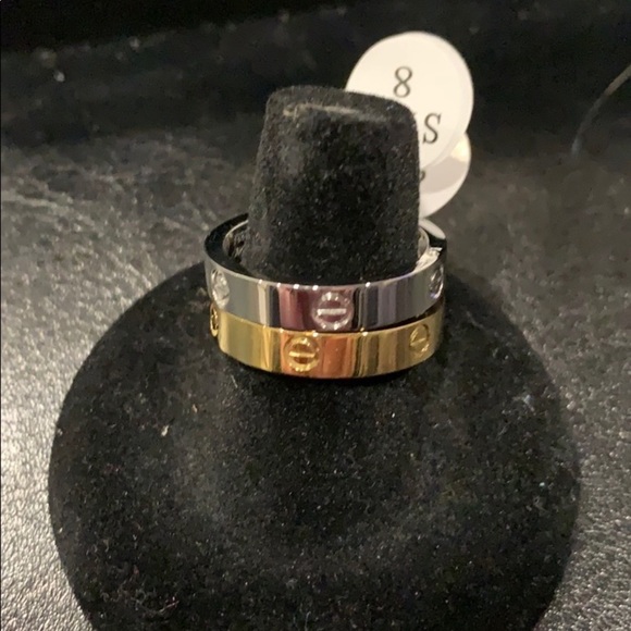Jewelry - Love engraved gold or silver ring